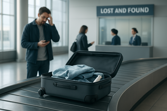 Bagagli persi aereo risarcimento normati