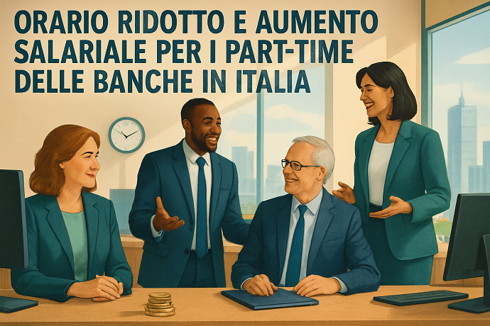 Bancari contratto part time stipendio