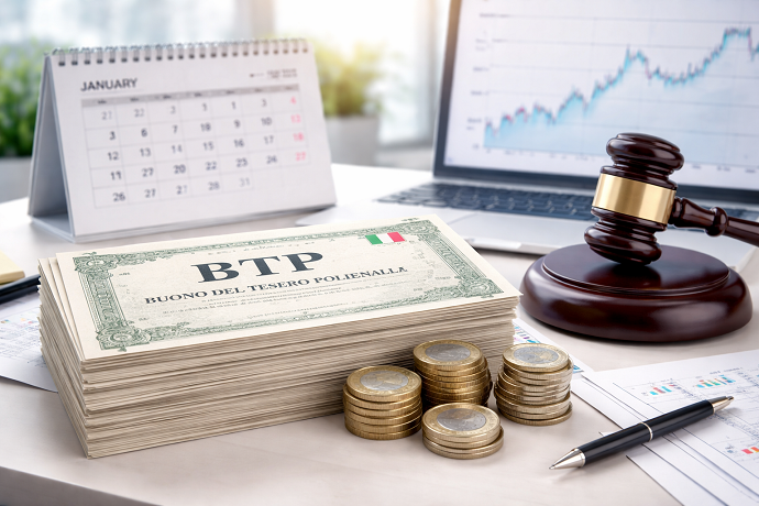 btp triennale 2026 in asta 13 gennaio