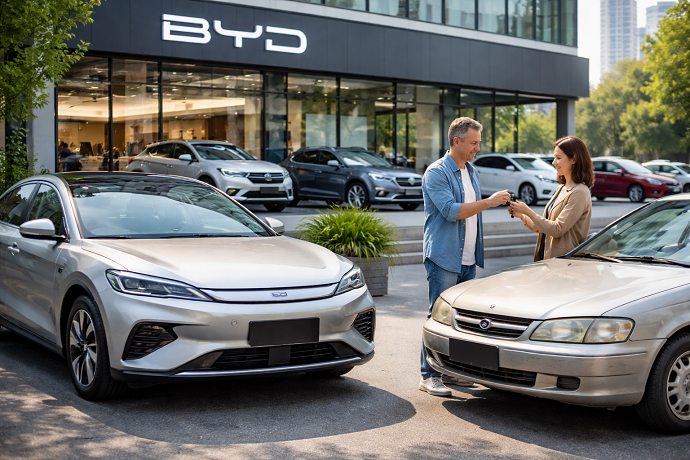 byd 10 euro per nuova auto a gennaio