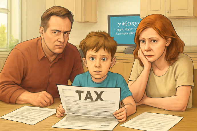 cartelle esattoriali sbagliate a minori