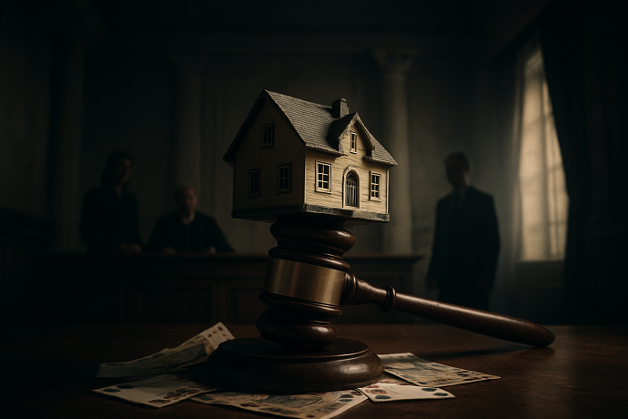 Casa venduta all'asta