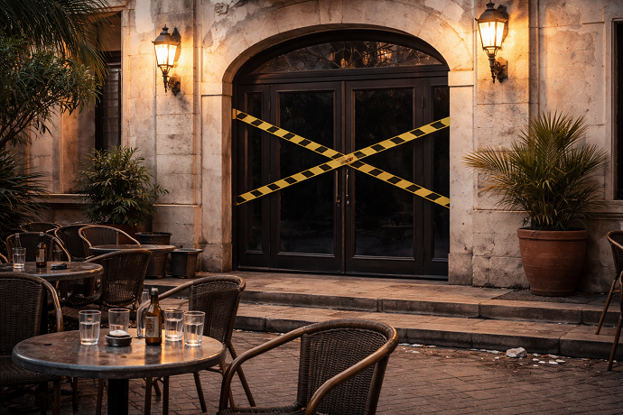 chiusi locali pubblici e discoteche in i