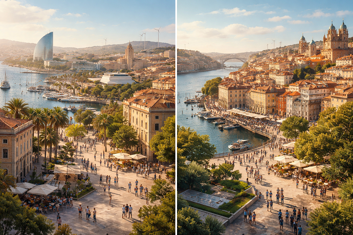 Spagna e Porotgallo crescita doppia rsip