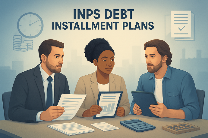 Come rateizzare debiti INPS casi