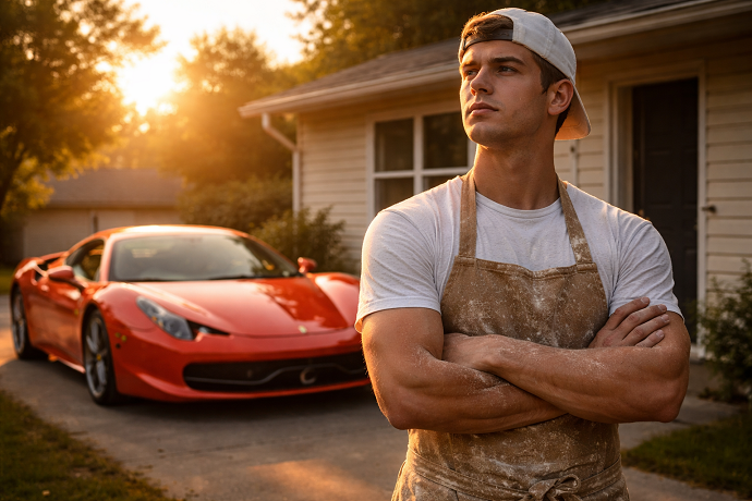 ferrari comprata da un panettiere dipend