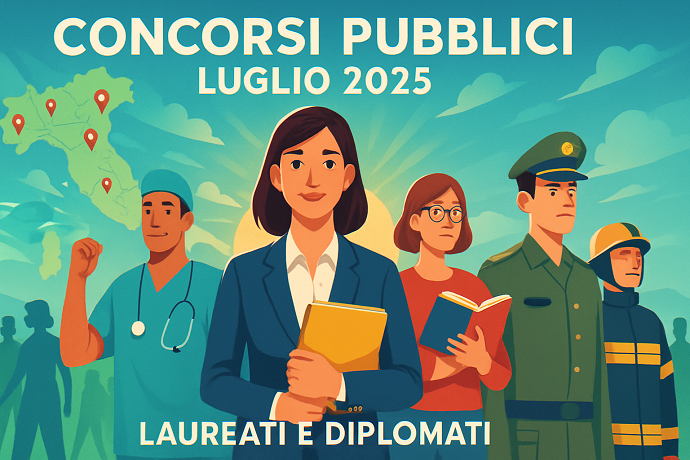 Concorsi pubblici Luglio 2025