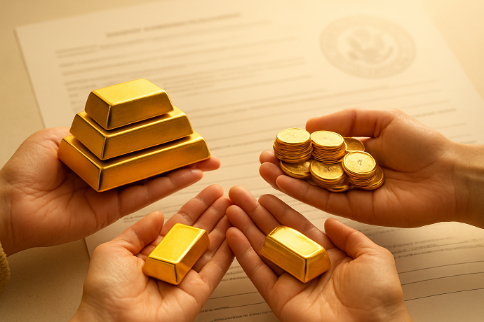 Condono oro posseduto italiani non dichi