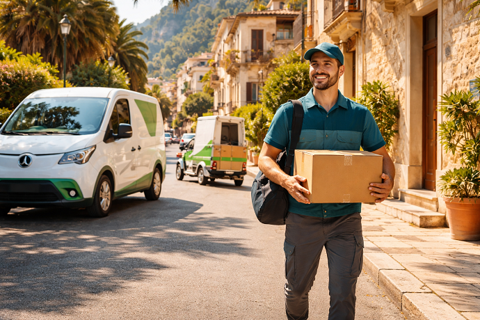 consegne in giornate di pacchi a Palermo