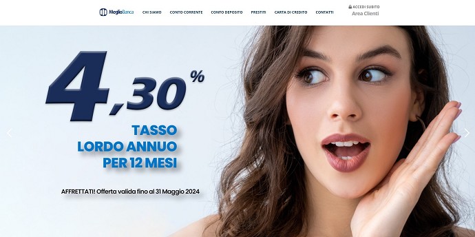 Conto deposito MeglioBanca