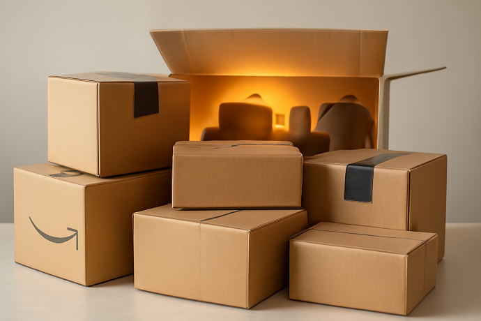 pacchi misteriosi amazon su vinted