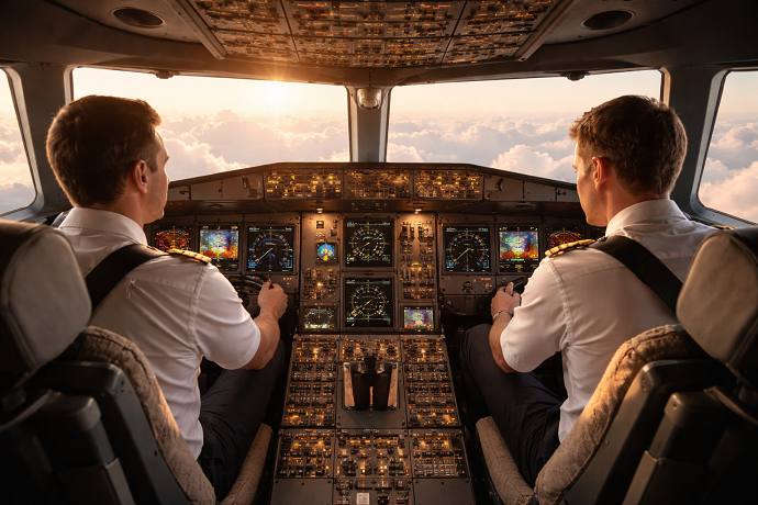 i messaggi tra equipaggio aerei e torre 