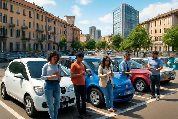 car sharing crisi e soluzioni in Italia