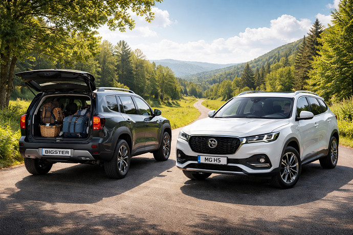 Confronto Dacia Bigster e MG HS