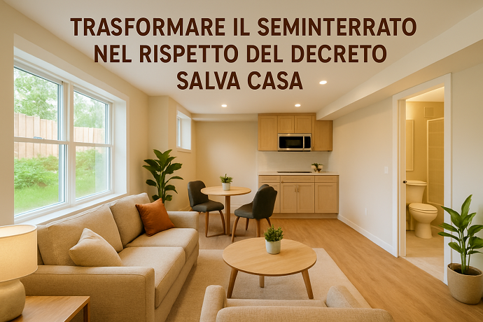 Salva Casa 2025 trasformare seminterrato