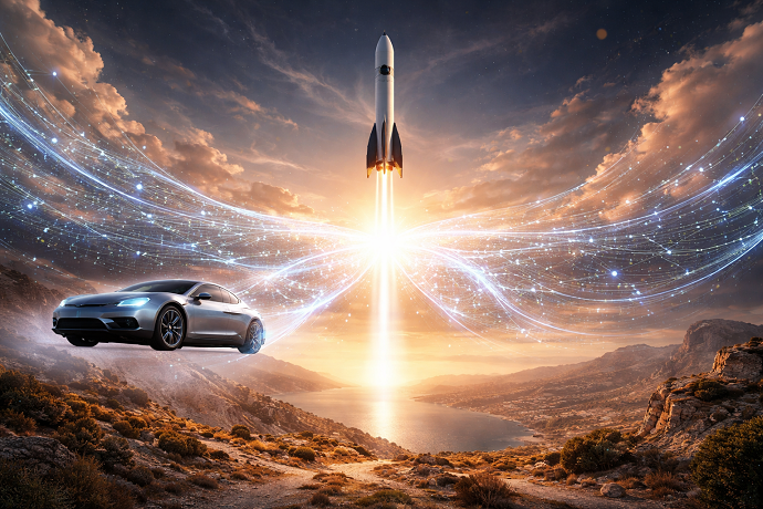 SpaceX, Tesla e xAI fusione tra le 3 azi