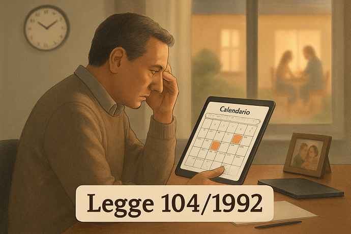 ferie permessi 104