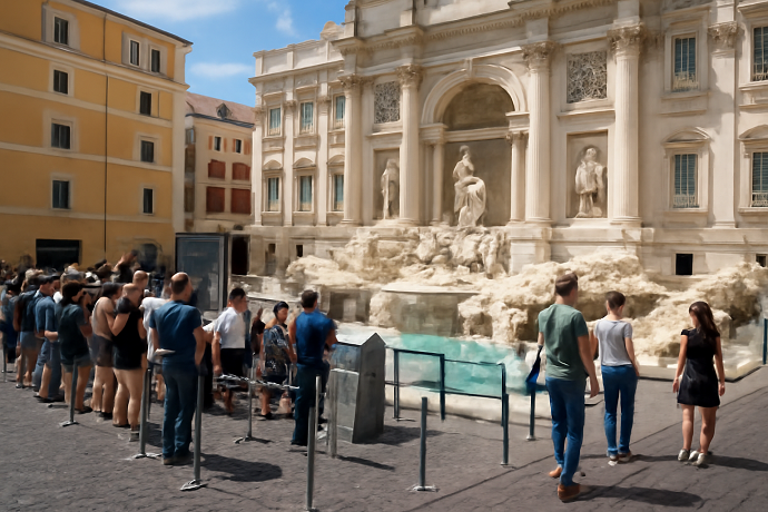 fontana di trevi regole 2026