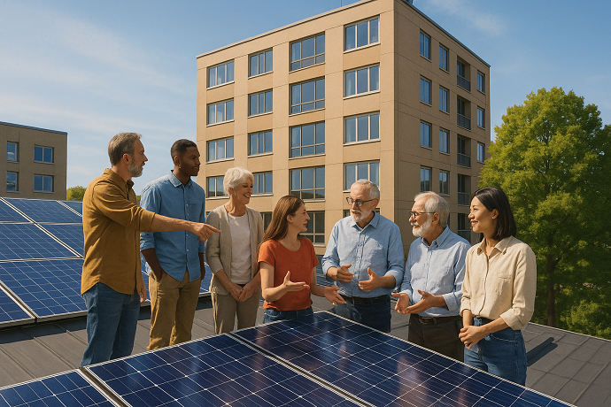 Fotovoltaico condominiale su tetto 