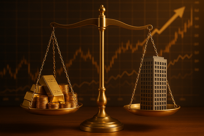 Oro fisico, immobili e beni reali