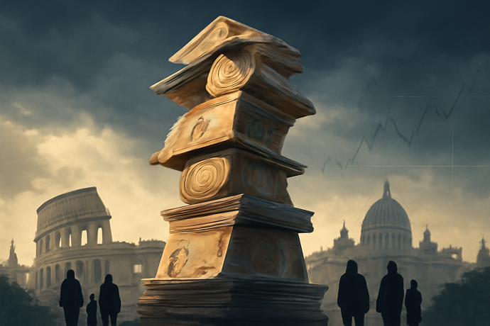 debito record pubblico ad ottobre 2025