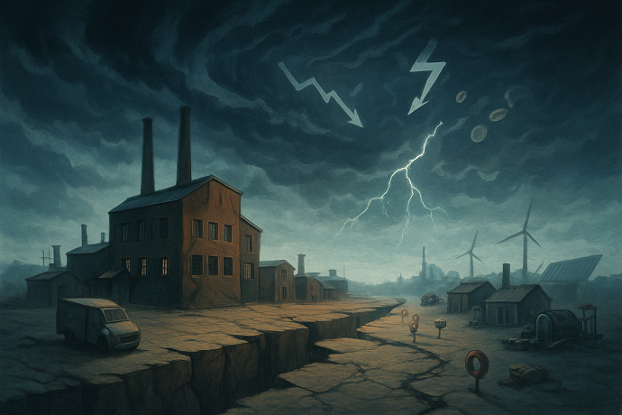 Imprese crisi crescono primi 6 mesi anno