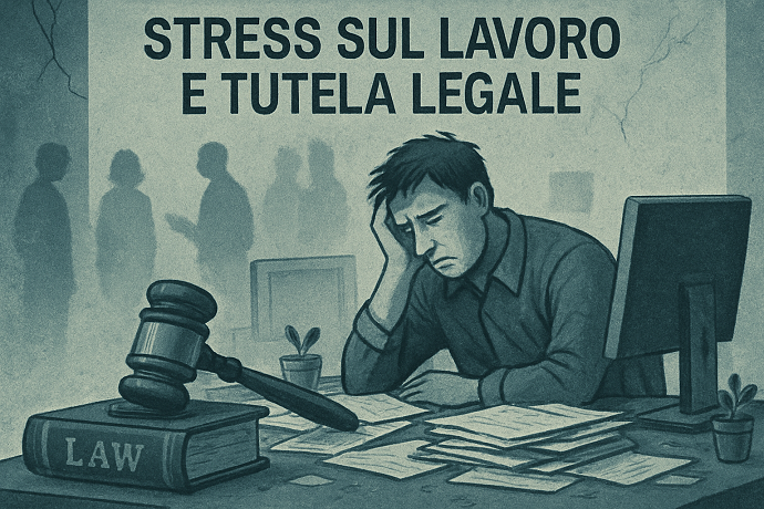 casi ambiente lavoro stressante risarcim