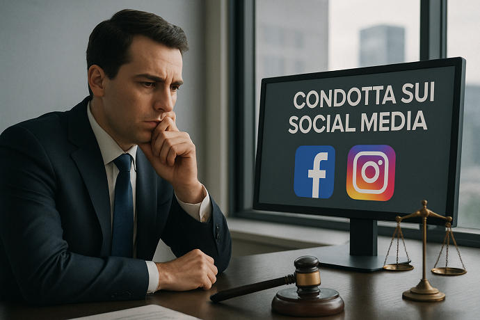 Post Facebook Instagram e licenziamento