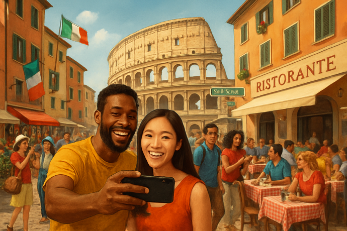 Confronto spesa turisti italiani e stran