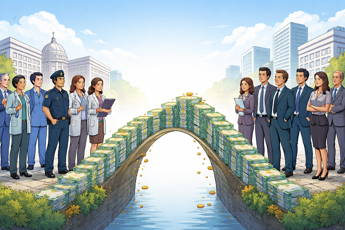 andamento stipendi pubblici differenze p