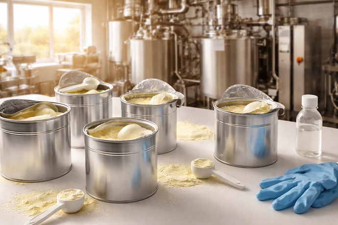 latte in polvere contaminato trovata tos