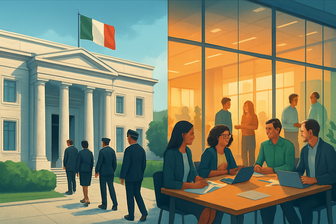 Lavorare Stato aziende private Nuovo con