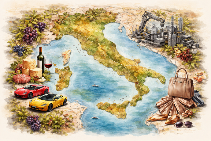 comuni pi� colpiti da dazi usa