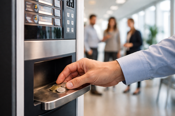 liceziato per un resto del distributore 