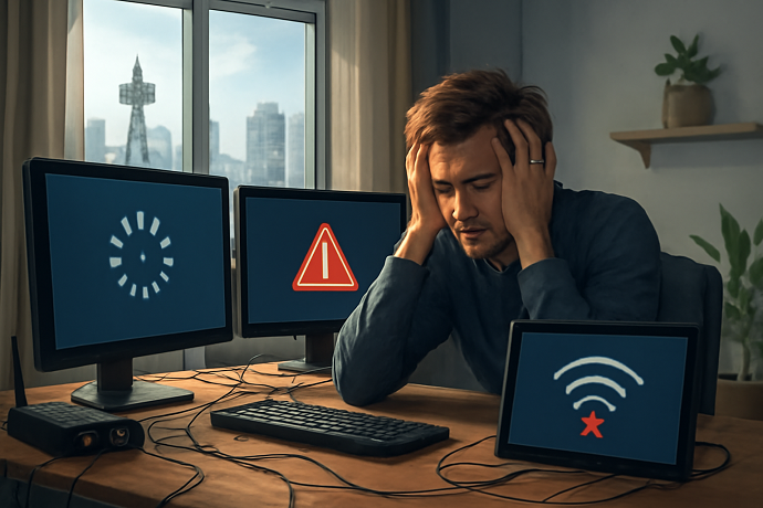 problemi internet sempre pi frequenti