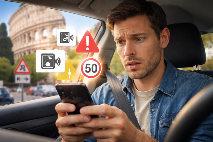 whatsapp messaggio autovelox a roma