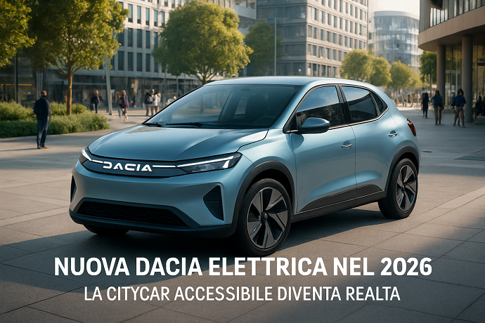 Nuova auto Dacia elettrica