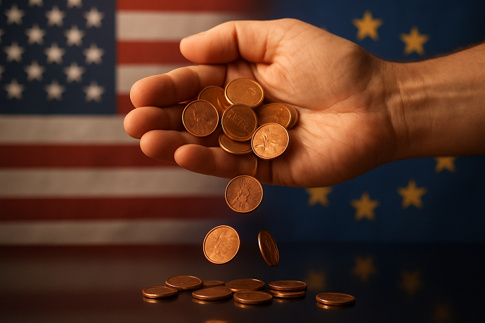 fine conio penny dollaro Usa