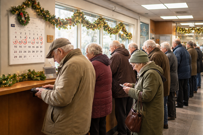 pensioni a gennaio data pagamento
