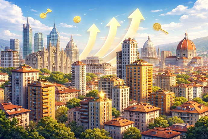 previsioni prezzi case aumenti 2026