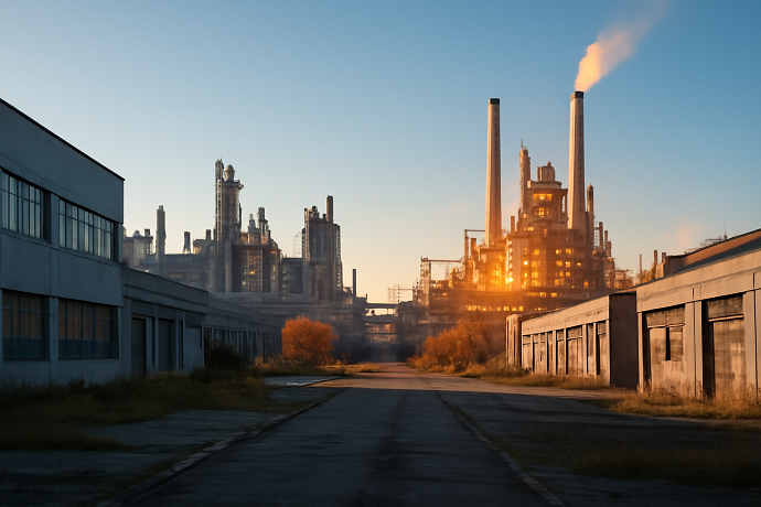 produzione industriale in calo ottobre 2