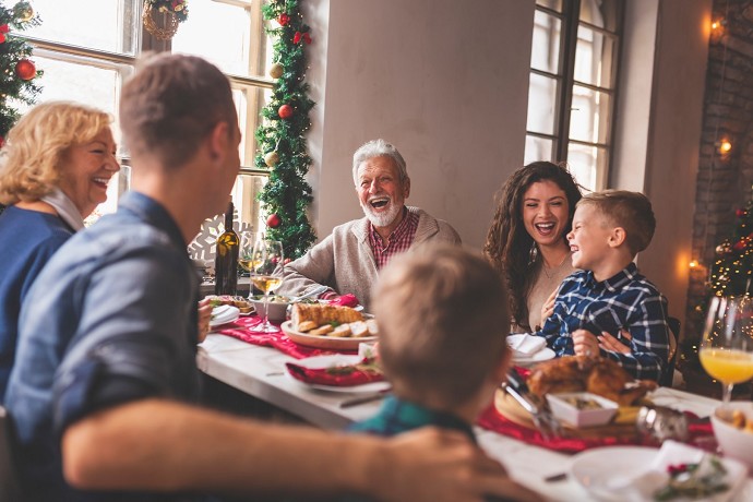 Pranzo di Natale in famiglia