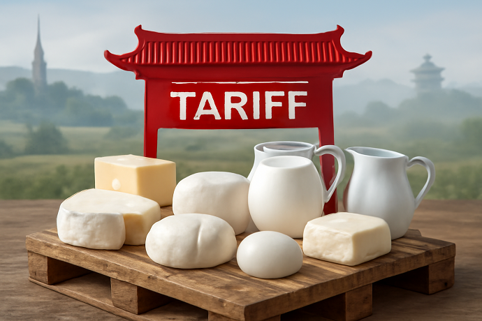 cina nuovi dazi su prodotti lattiero-cas
