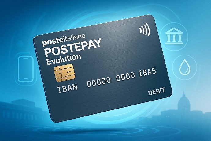 Particolarit Postepay Evolution 2024