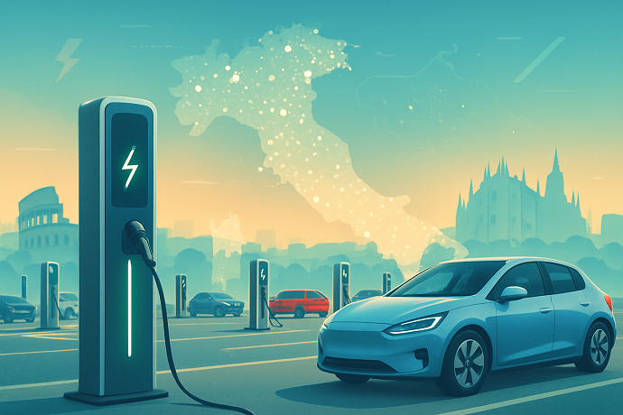 colonnine ricarica auto oelettriche in I