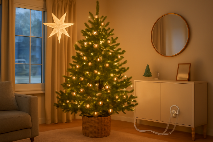 quanto consuma l'albero di natale