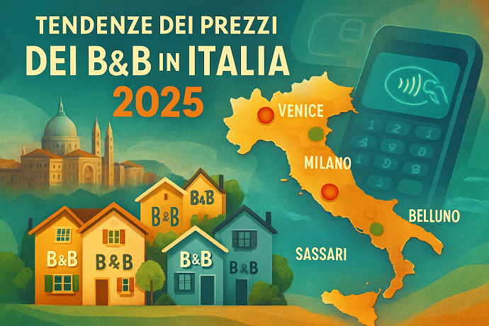 Prezzi medi a notte nei B&B