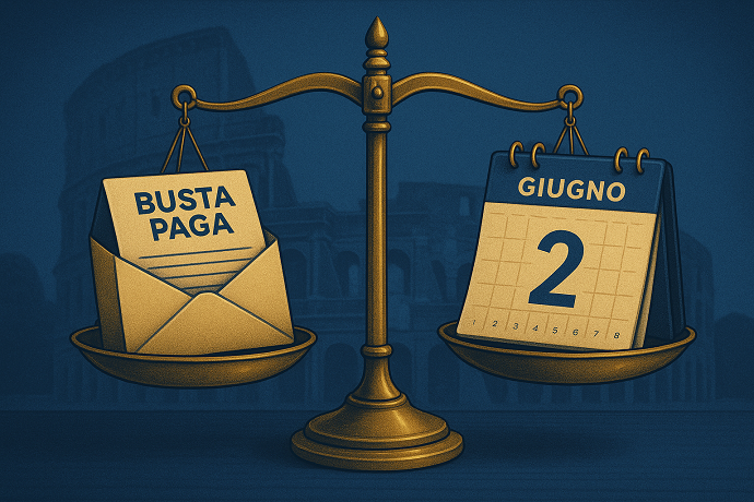 2 giugno coincide con le ferie