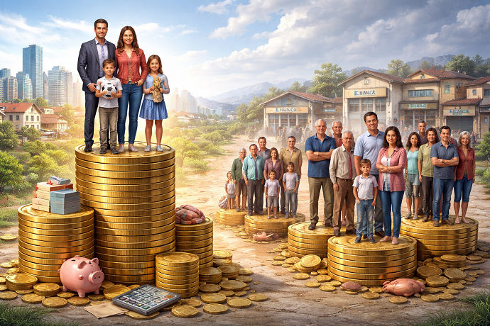 redditi e ricchezza familiaria in italia