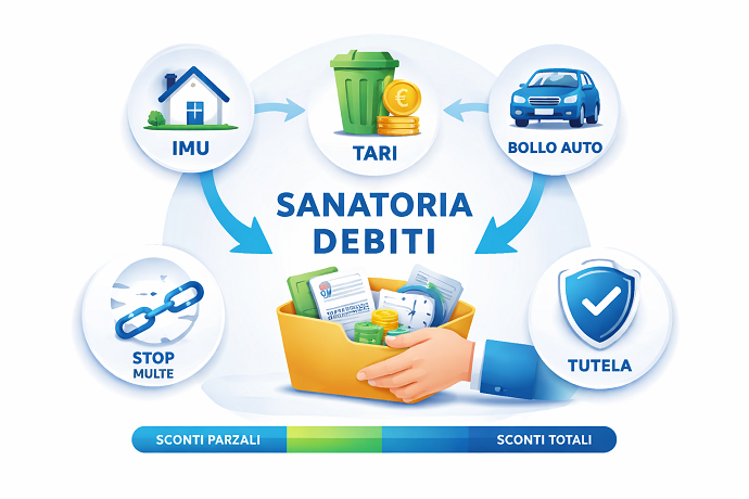 rottamazione imu, tari, bollo auto non p